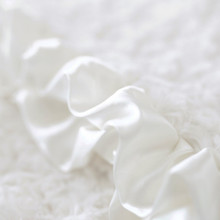 Baby Pet Dog Ruffle Blanket - Cream