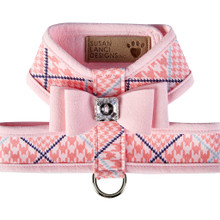 Peaches N Cream W/Trim & Big Bow Puppy Pink Tinkie Harness