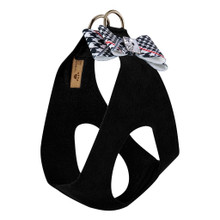 Classic Glen Houndstooth Big Bow Step In Harness - Choose Color