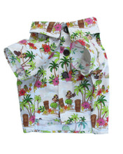 Cotton Hawaiian Hula Dancer Dog Shirt