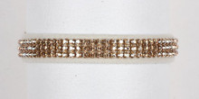 Golden Shadow Crystal 3 Row Collars