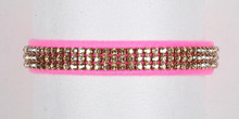 Golden Shadow Crystal 3 Row Collars