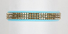 Golden Shadow Crystal 3 Row Collars