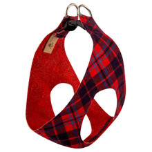 Scotty Chestnut Red Plaid Step In Harness