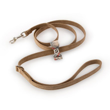 Scotty Fawn Plaid Big Bow Leash