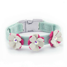 Blossom Flowers Dog Collar & optional Leash