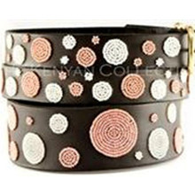 Dots Pink African Beaded Collar & Leash Collection