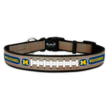 Michigan Wolverines Reflective Football Pet Collar