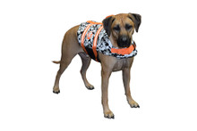 Black/White CAMO Neoprene Pet Life Vest