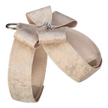 Champagne Glitzerati Nouveau Bow Tinkie Dog Harness