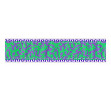 Dog Collar - Lilac & Green Coral -  3/4 & 1 1/4