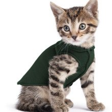 Gold Paw Stretch Fleece - Hunter Green