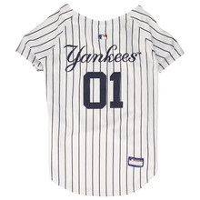 New York Yankees MLB Dog Shirt exclusive at The Honest Dog