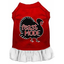 Feast Mode Screen Print Dog Dress - More Colors