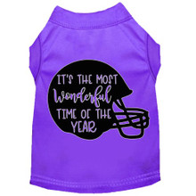 Most Wonderful Time Of The Year Screen Print Dog Shirt - More Colors