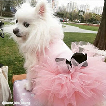 Puppy Angel Tutu Dog Dress - Black