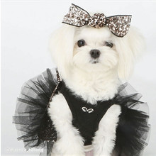 Puppy Angel Tutu Dog Dress - Black
