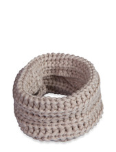 Infinity Dog Scarf - Oatmeal Beige