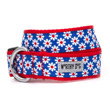 Daisies Pet Dog Collar & Optional Lead