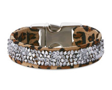 Crystal Rock Crystals Perfect Fit Pet Dog Collar - Over 40 Colors