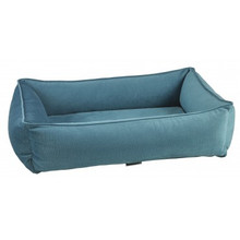 Teal Microvelvet Urban Lounger Pet Dog Bed