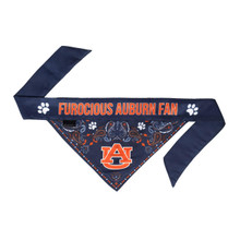 Little Earth Productions Auburn Tigers Pet Reversible Paisley Bandana 