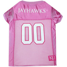 Pets First Kansas Jayhawks Pink Pet Jersey 