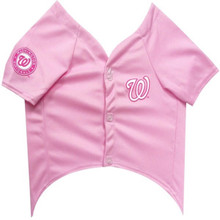 Pets First Washington Nationals Pink Pet Jersey 