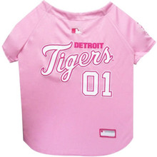Pets First Detroit Tigers Pink Pet Jersey 