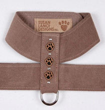 Fawn - Embroidered Paws with Studs Tinkie Harness 
