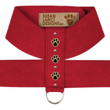 Susan Lanci Designs Design Your Own - Embroidered Paws with Studs Tinkie Harness 