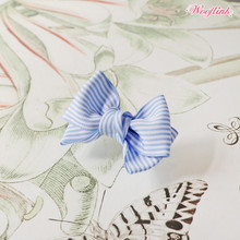 Wooflink Stripe Dolly Bow Pet Barrettes