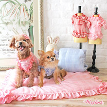 Wooflink Stripe Dolly Bow Pet Barrettes