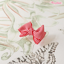 Wooflink Stripe Dolly Bow Pet Barrettes