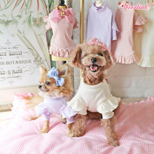 Wooflink Stripe Dolly Bow Pet Barrettes