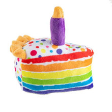 Haute Diggity Dog Birthday Cake Slice Dog Toy 