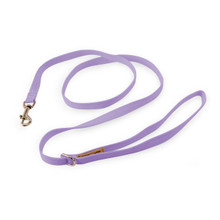 Susan Lanci Designs Plain Ultrasuede Dog Leash - French Lavender