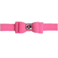 Susan Lanci Designs Big Bow Dog Collars - Perfect Pink