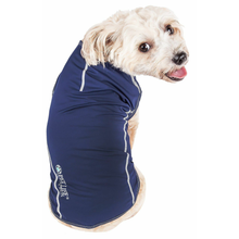 Racerbark 4-Way Stretch Performance Dog Tank Top T-Shirt - Navy
