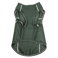 Racerbark 4-Way Stretch Performance Dog Tank - Olive Green