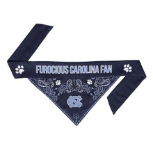 Little Earth Productions North Carolina Tarheels Pet Reversible Paisley Bandana