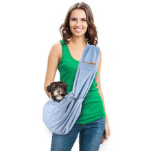 Vinedise LLC Furry Fido Blue Pet Sling