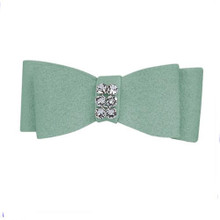 Mint Susan Lanci Designs Giltmore Dog Hair Bow Barrettes - More Colors