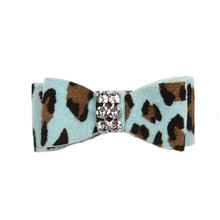 Susan Lanci Designs Giltmore Dog Hair Bow Barrettes - Jungle Prints