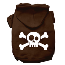 Skull Crossbone Screen Print Pet Hoodies - More Colors