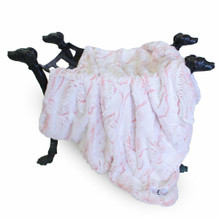 Hello Doggie Designer Whisper Pet Dog Blanket or Throw - Blossom