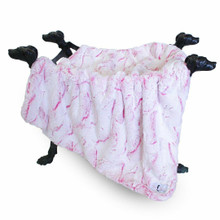 Hello Doggie Designer Whisper Pet Dog Blanket or Throw - Carnation