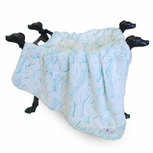 Hello Doggie Designer Whisper Pet Dog Blanket or Throw - Lily