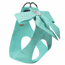 Customize - Tiffi Blue Tail Bow Emerald Step-In Harness Customize - Tiffi Blue Tail Bow Emerald Step-In Harness