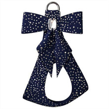 Susan Lanci Designs Customize - Indigo Blue Tail Bow Emerald Step-In Harness Susan Lanci Designs Customize - Indigo Blue Tail Bow Emerald Step-In Harness